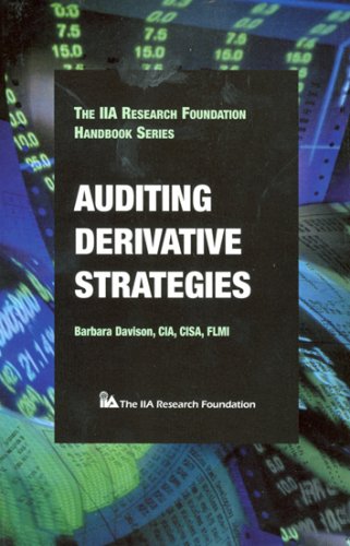 Imagen de archivo de Auditing Derivative Strategies (The IIA handbook series) a la venta por HPB-Red