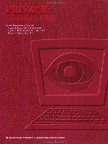 Stock image for Privacy: Assessing the Risk for sale by Zubal-Books, Since 1961