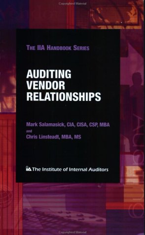 Imagen de archivo de Title: Auditing Vendor Relationships a la venta por WorldofBooks