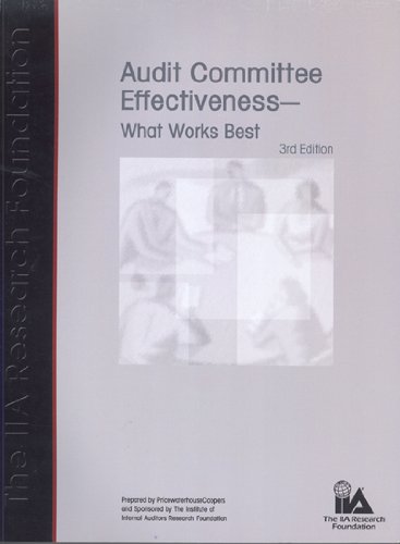 Beispielbild fr Audit Committee Effectiveness: What Works Best zum Verkauf von medimops