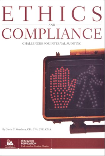 Imagen de archivo de Ethics and Compliance: Challenges for Internal Auditing a la venta por HPB-Red