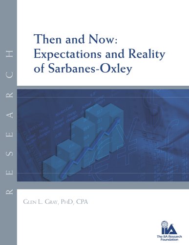 Imagen de archivo de Then and Now: Expectations and Reality of Sarbanes-Oxley a la venta por Zubal-Books, Since 1961