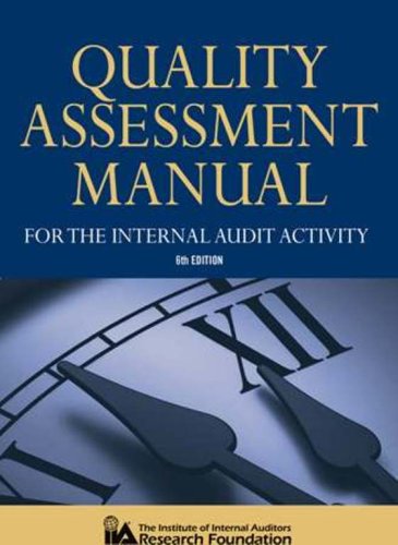 Stock image for Quality Assessment Manual for sale by medimops
