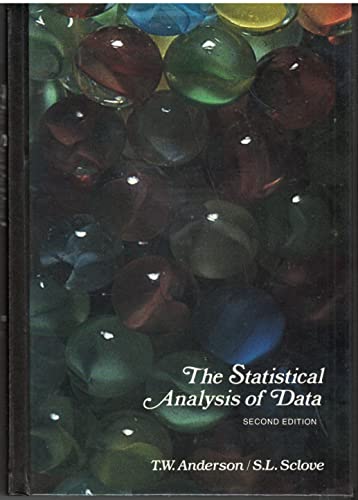 Stock image for The Statistical Analysis of Data for sale by POQUETTE'S BOOKS