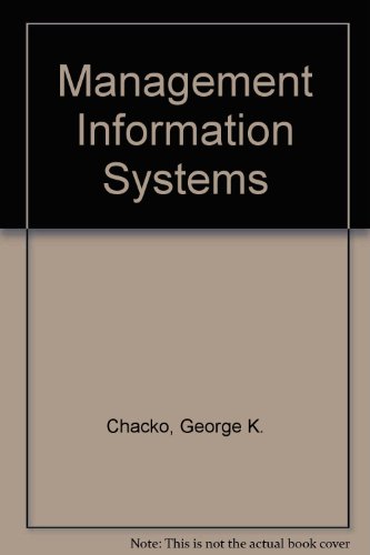 Stock image for Management Information Systems for sale by Better World Books Ltd