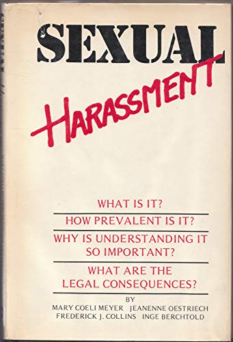 Beispielbild fr Sexual Harassment zum Verkauf von Wonder Book