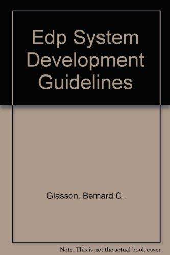 Stock image for Edp System Development Guidelines for sale by Wonder Book