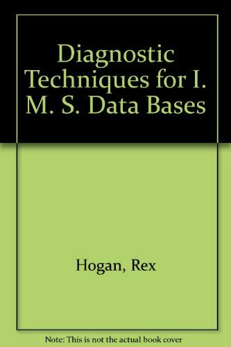 Stock image for Diagnostic Techniques for Ims Data Bases for sale by HPB-Red