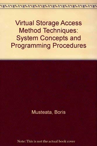 Imagen de archivo de VSAM (Virtual Storage Access Method) Techniques: System Concepts and Programming Procedures a la venta por RiLaoghaire