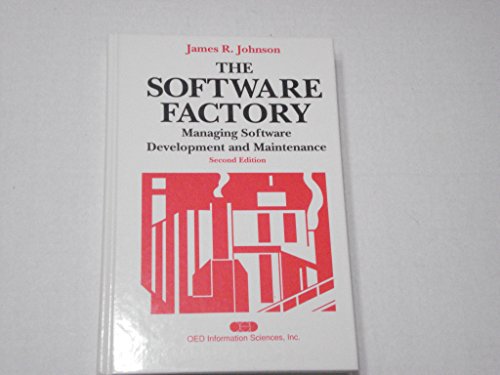 Beispielbild fr The Software Factory: Managing Software Development and Maintenance zum Verkauf von medimops