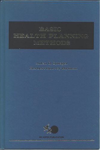 Stock image for Basic Health Planning Methods for sale by Vashon Island Books