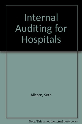 Stock image for Internal auditing for hospitals for sale by HPB-Red