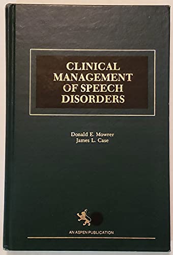 Imagen de archivo de Clinical Management of Speech Disorders a la venta por Bingo Used Books