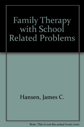 Imagen de archivo de Family therapy with school related problems (The Family therapy collections) a la venta por HPB-Red