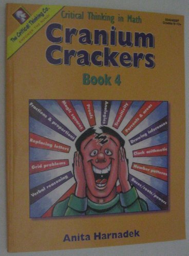 Stock image for Cranium Crackers Book 4: Critical Thinking Activities for Mathematics for sale by Wonder Book