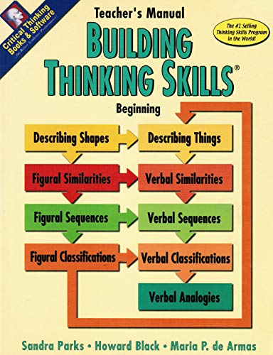 Imagen de archivo de Building Thinking Skills: Beginning (Teacher's Manual) Grades K-2 a la venta por HPB-Ruby
