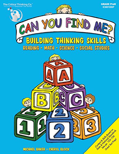 Stock image for Can You Find Me? PreK : Reading, Math, Science, Social Studies for sale by Better World Books