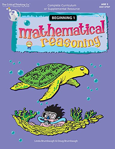 9780894558863: Mathematical Reasoning Beginning 1