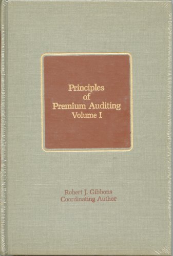 Beispielbild fr Principles of Premium Auditing zum Verkauf von HPB-Red