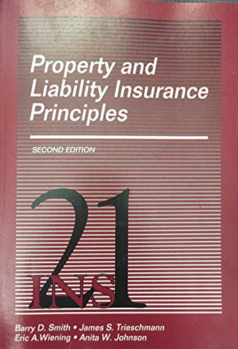 Imagen de archivo de Property and Liability Insurance Principles a la venta por ThriftBooks-Dallas