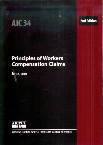 Beispielbild fr Principles of workers compensation claims zum Verkauf von HPB-Red