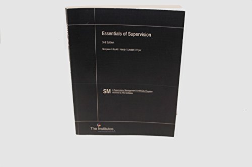 Beispielbild fr Essentials of supervision zum Verkauf von Half Price Books Inc.