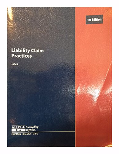 Stock image for Liability Claim Practices for sale by SecondSale