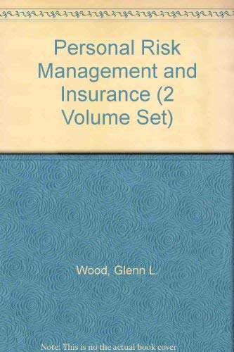 Beispielbild fr Personal Risk Management and Insurance (2 Volume Set) zum Verkauf von POQUETTE'S BOOKS