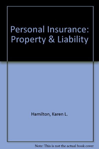 Beispielbild fr Personal Insurance: Property and Liability zum Verkauf von ThriftBooks-Atlanta