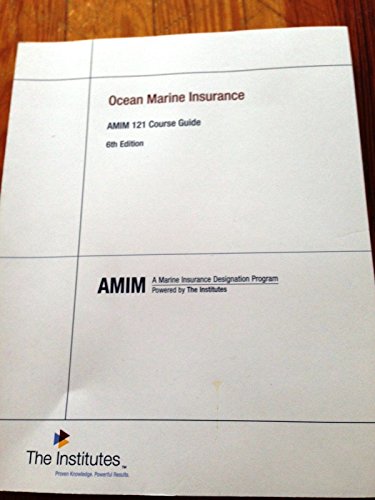 9780894633966: Ocean Marine Insurance : AMIM 121 Course Guide
