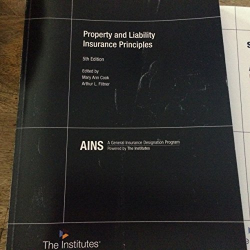 Beispielbild fr Property and Liability Insurance Principles zum Verkauf von ThriftBooks-Dallas