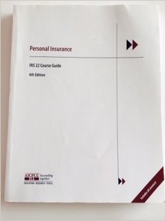 Imagen de archivo de Personal Insurance Ains 22 Course Guide a la venta por ThriftBooks-Dallas