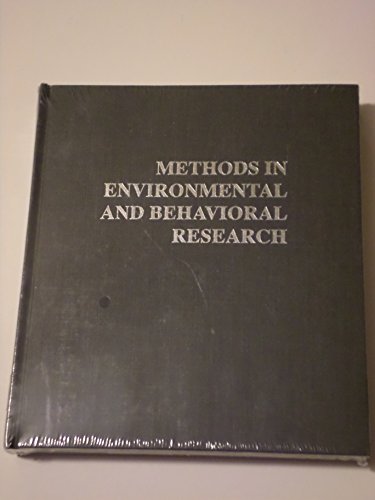 Beispielbild fr Methods in Environmental and Behavioral Research zum Verkauf von Buchpark