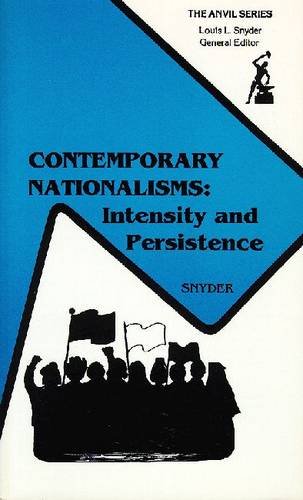 Stock image for Contemporary Nationalisms : Intensity and Persistence for sale by Better World Books