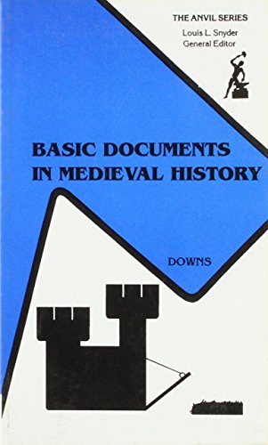 Imagen de archivo de Basic Documents in Medieval History (An Anvil Original) a la venta por HPB Inc.