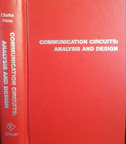 Stock image for Communication Circuits: Analysis and Design for sale by HPB-Red
