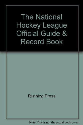 Beispielbild fr The National Hockey League Official Guide & Record Book zum Verkauf von Wonder Book