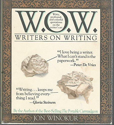 Stock image for Writers on Writing for sale by Front Cover Books
