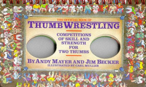 9780894803635: Official Book of Thumb Wrestling Game Board Book