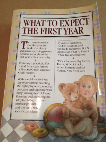 9780894805776: What to Expect the First Year
