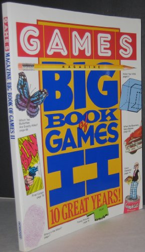 Imagen de archivo de Games Magazine Big Book of Games II: 10 Great Years! a la venta por Books of the Smoky Mountains