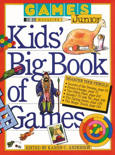 Imagen de archivo de Games Magazine Junior Kids' Big Book of Games a la venta por 2Vbooks