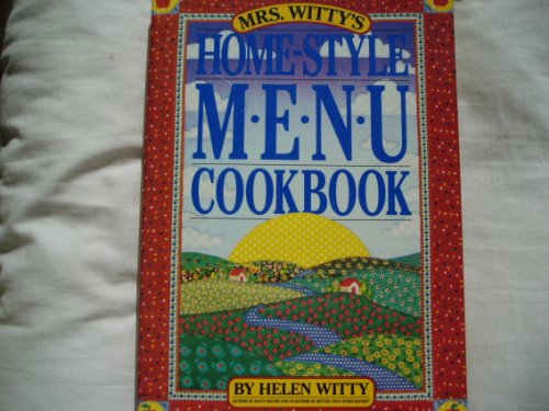 9780894806902: Mrs. Witty's Home Style Menu Cook Book