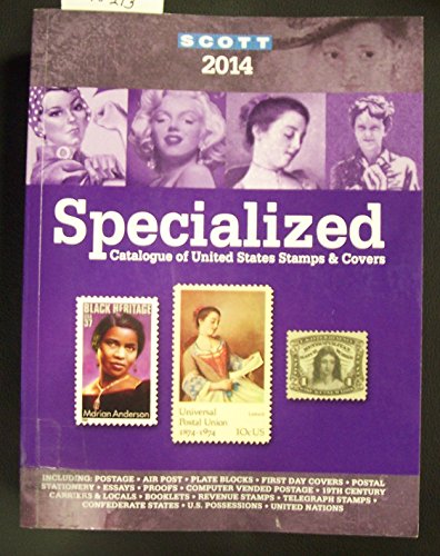 Stock image for Scott Specialized Catalogue of United States Stamps Covers 2014 for sale by Byrd Books