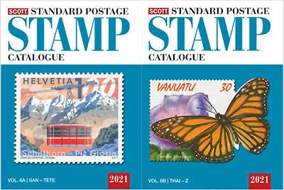 9780894875977: Scott Standard Postage Stamp Catalogue 2021: Countries San-Z (6A & 6B)