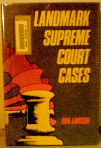 Stock image for Landmark Supreme Court Cases (Government Books) for sale by SecondSale