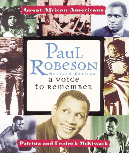 Imagen de archivo de Paul Robeson : A Voice to Remember a la venta por Better World Books: West