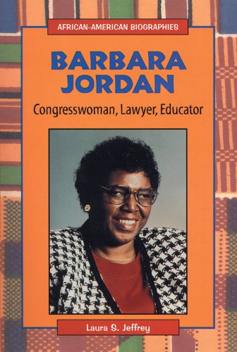 9780894906923: Barbara Jordan: Congresswoman, Lawyer, Educator (African-American Biographies)