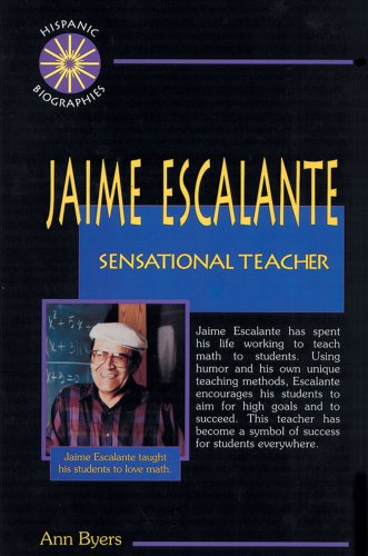 Beispielbild fr Jaime Escalante : Sensational Teacher zum Verkauf von Better World Books