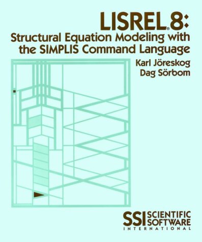 9780894980336: LISREL 8: Structural Equation Modeling with the SIMPLIS Command Language